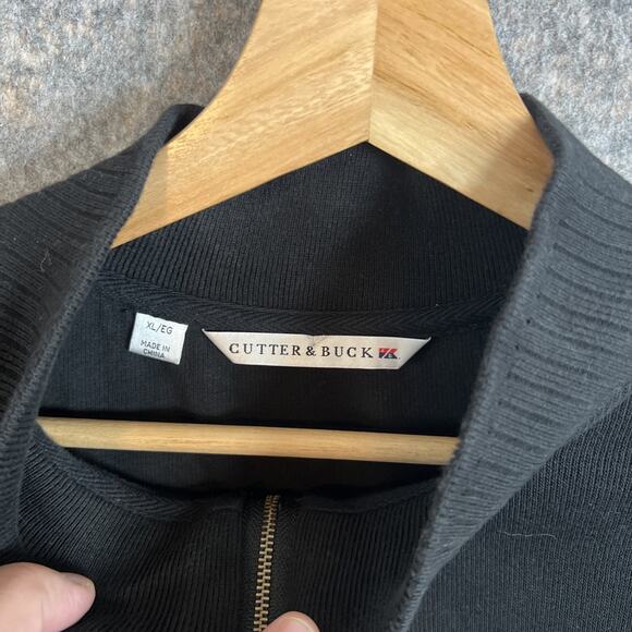 Cutter & Buck Pacific Lutheran University Lutes Football 1/4 Zip Sweater Mens XL - Picture 4 of 9